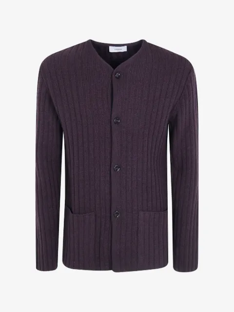 Lardini Le Origini ribbed-knit button-up cardigan