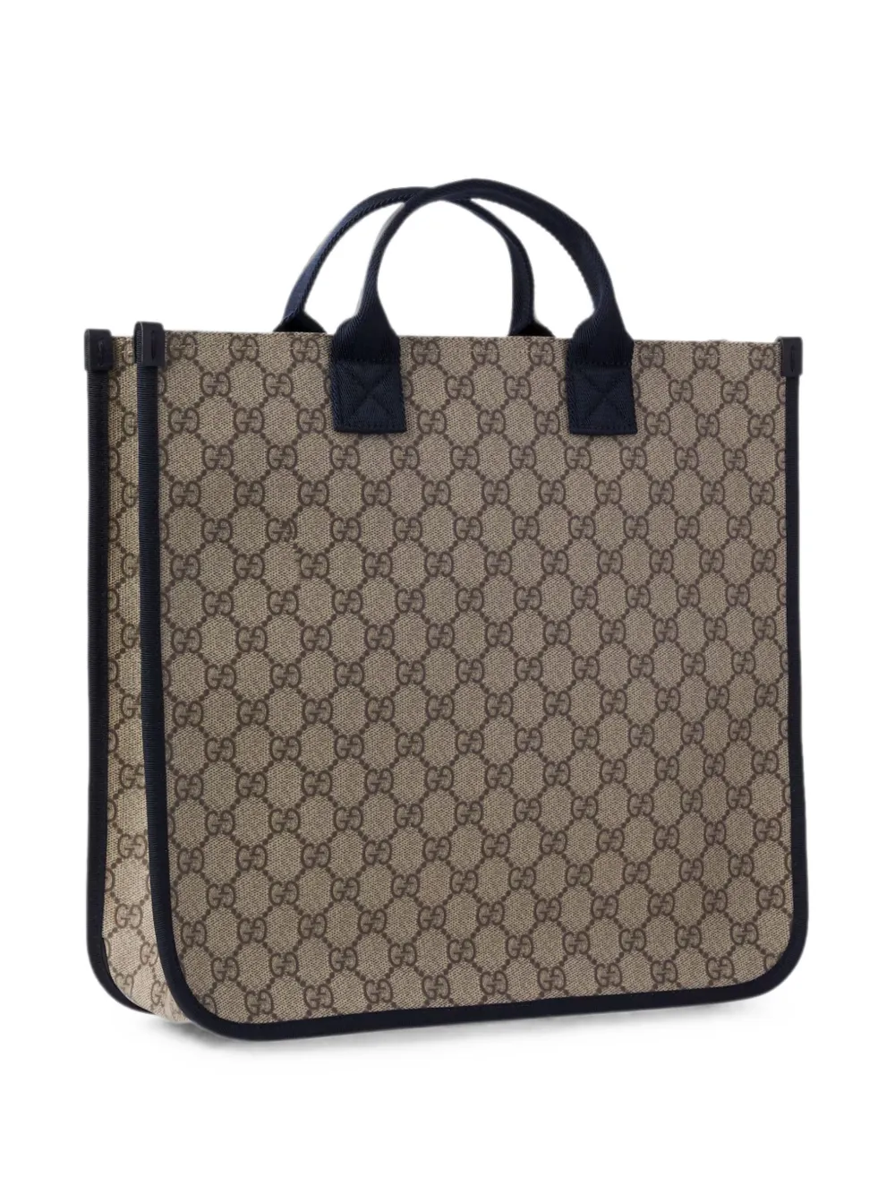 Gucci Kids GG Supreme shopper met kattenpatch Beige