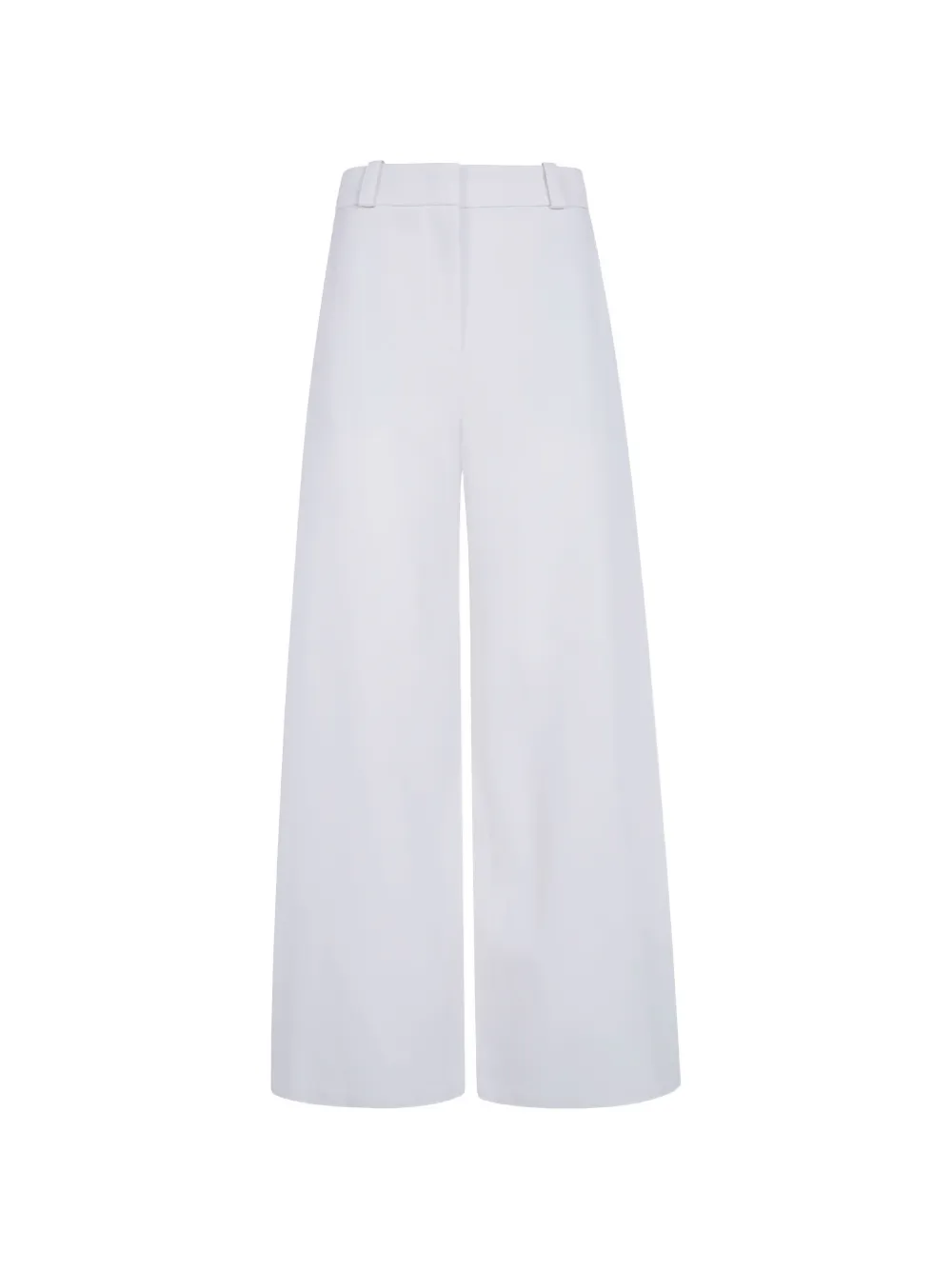 Giorgio Armani wide-leg silk palazzo pants - Bianco