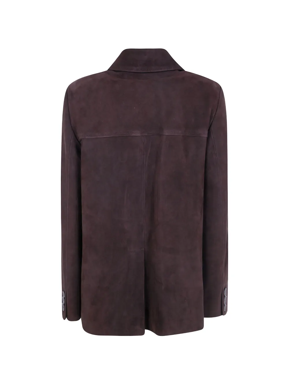 Semicouture Penny suede multi-pocket jacket Bruin