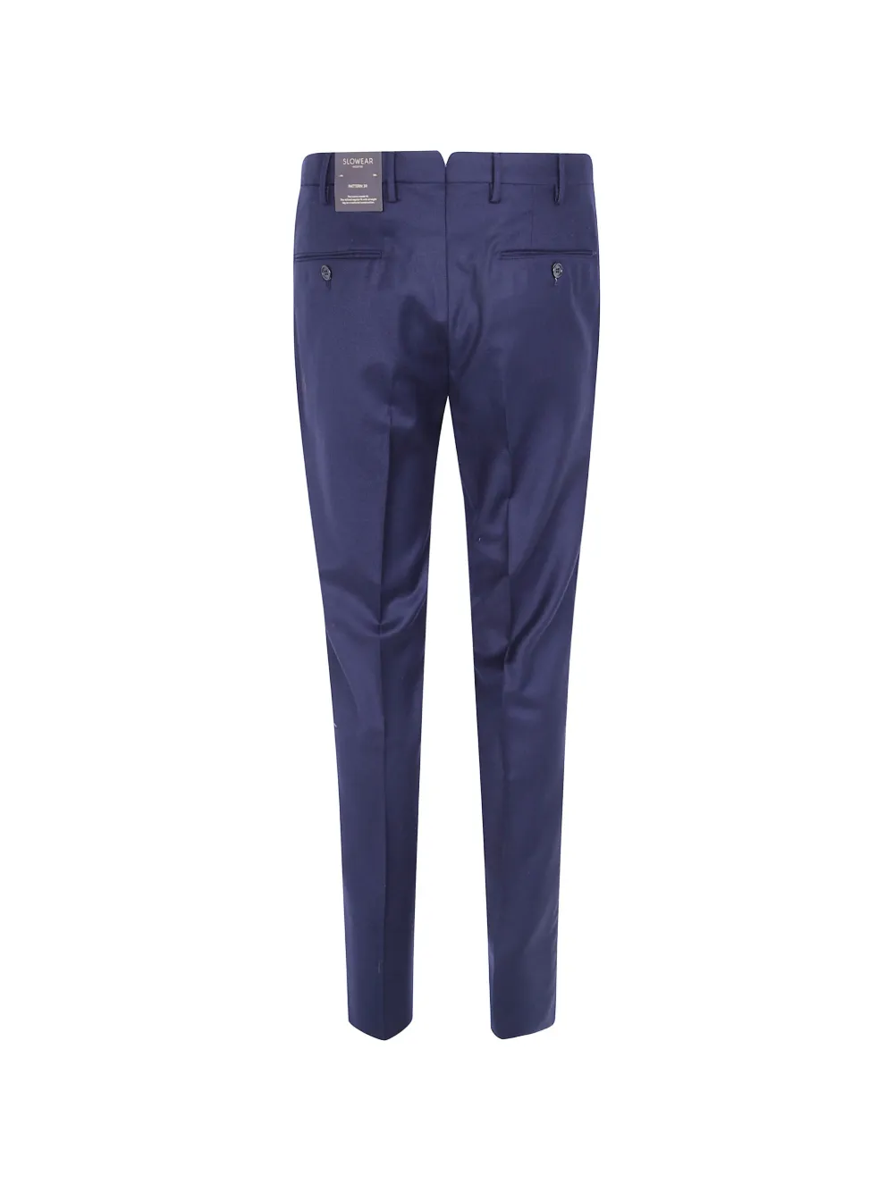 Incotex Wollen plooibroek Blauw