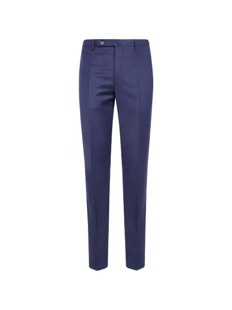 Incotex pressed-crease wool trousers