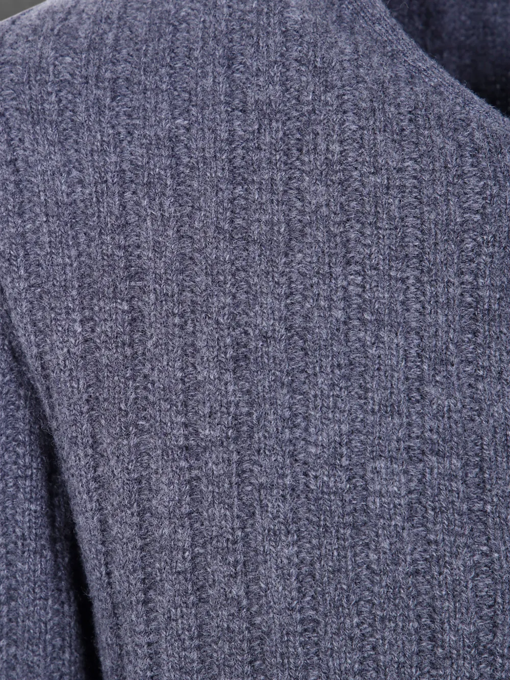 Lardini Le Origini ribgebreid vest met knopen Grijs