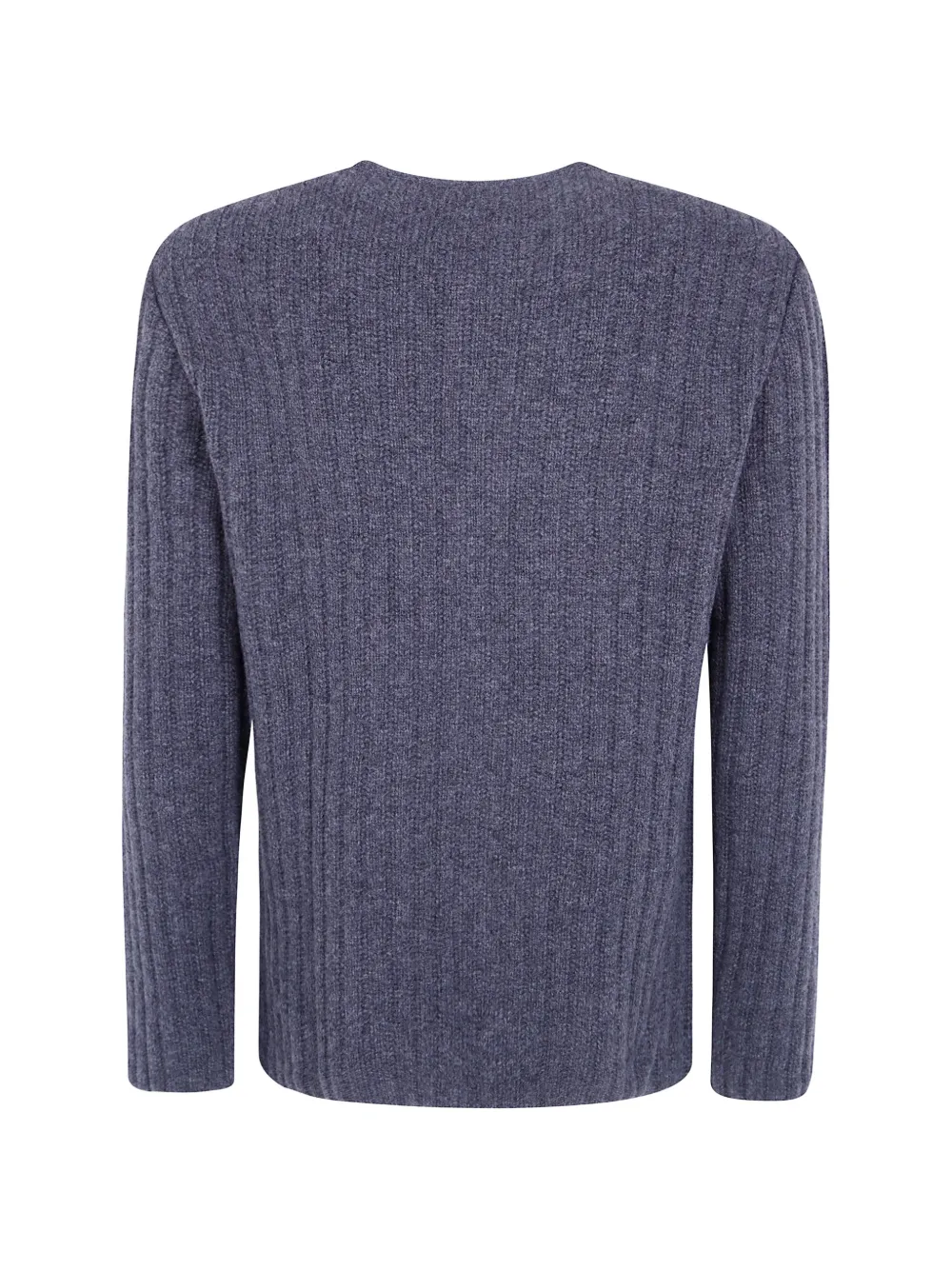Lardini Le Origini ribgebreid vest met knopen Grijs