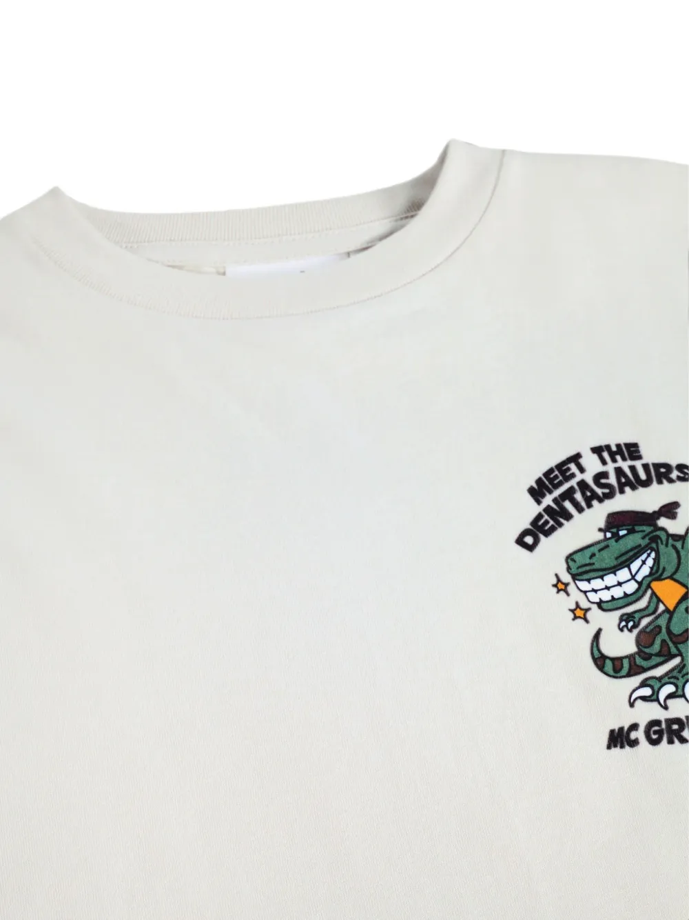 Molo Rube T-shirt met print en lange mouwen Beige