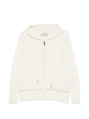 Alexander Wang Crystal Drawcord Hoodie | Pink | FARFETCH CA
