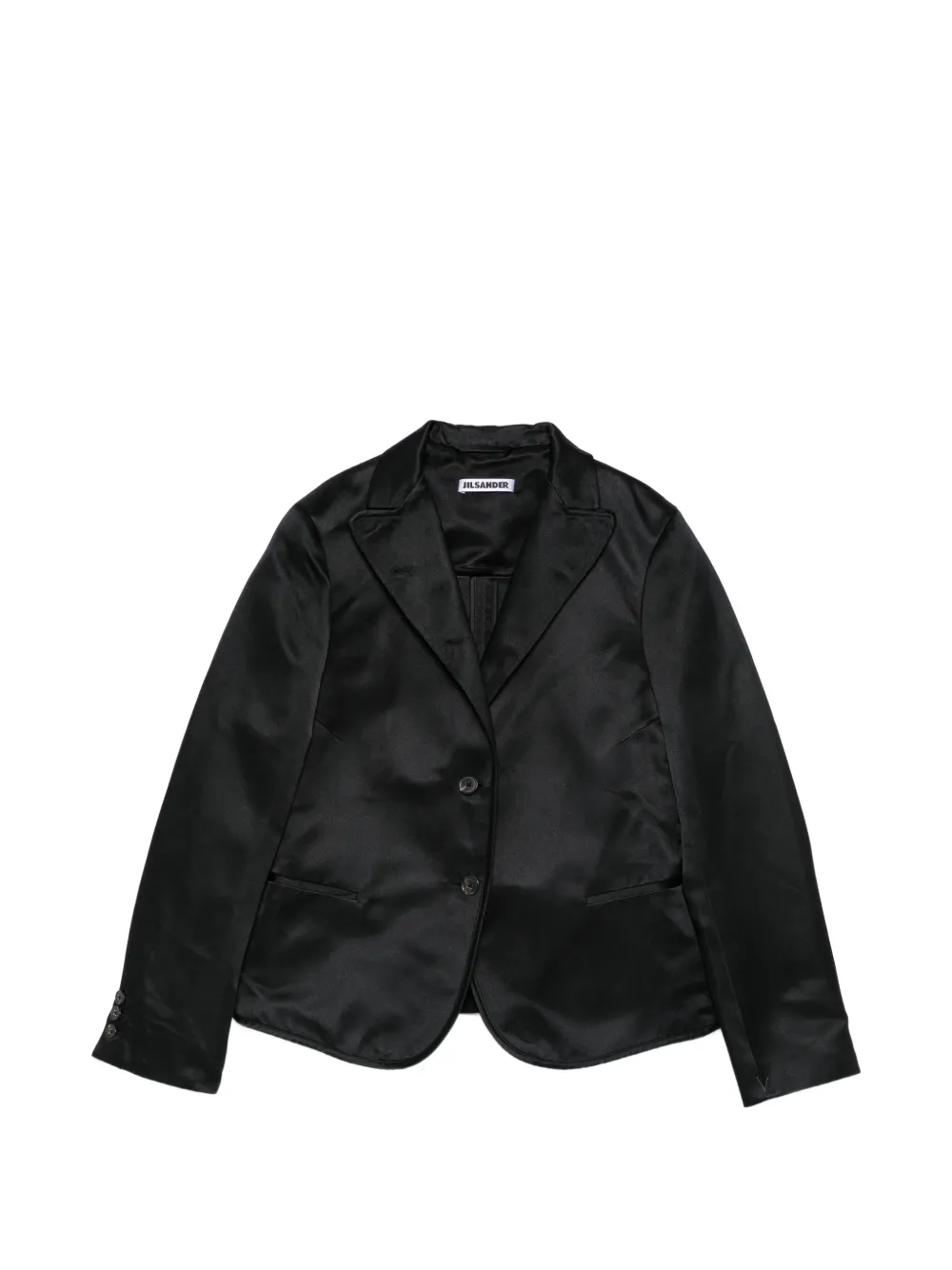 Jil Sander Pre-Owned blazer à simple boutonnage (années 2000) - Noir