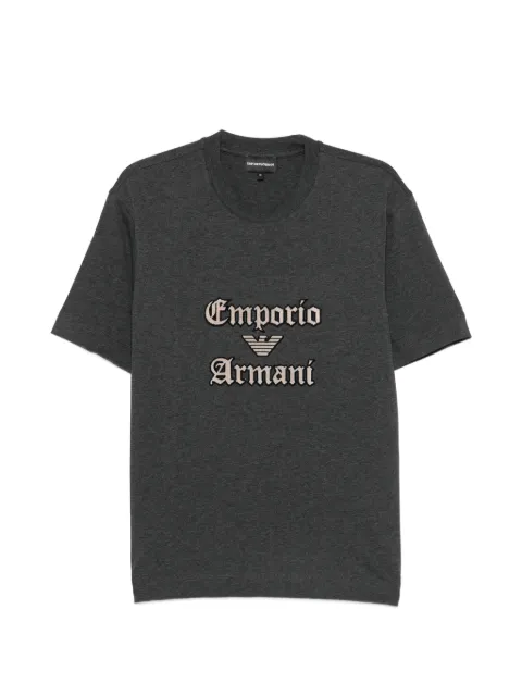 Emporio Armani playera con logo bordado