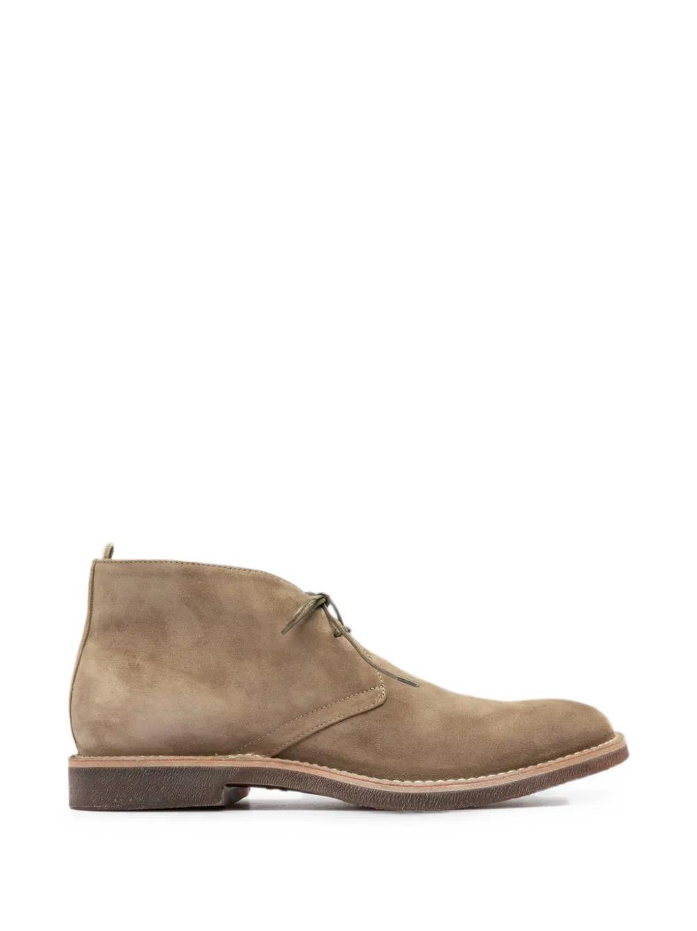 Officine Creative Hopkins Suede Boots In Neutrals