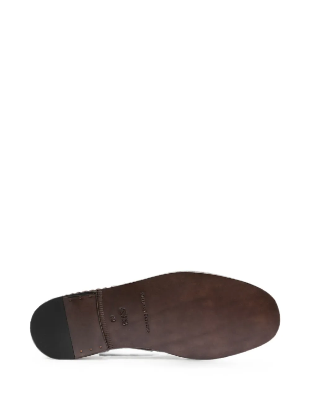 Officine Creative Miles 002 loafers met geweven afwerking Bruin