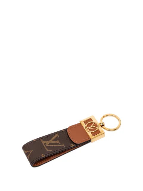 Louis Vuitton Pre-Owned 2022 Monogram Dauphine Dragonne Bag Charm and Holder key chain