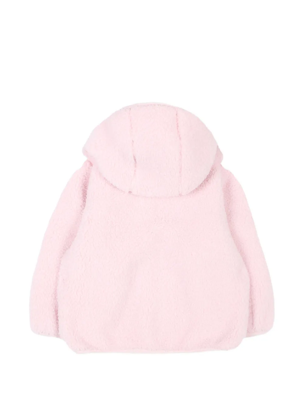 K Way Kids E. Janne jack van imitatiebont met capuchon Roze