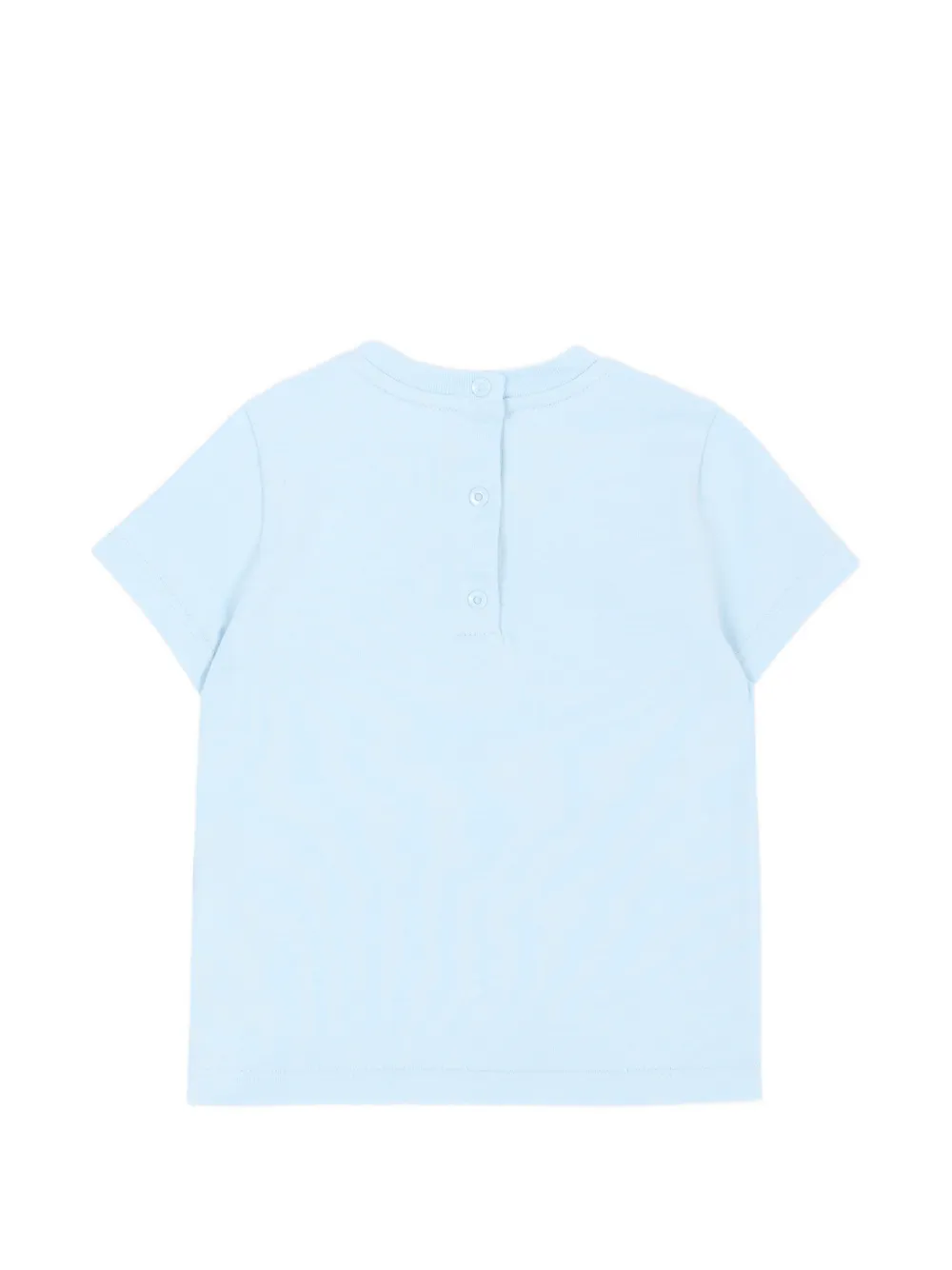 Fendi Kids Fendi Bear katoenen T-shirt Blauw