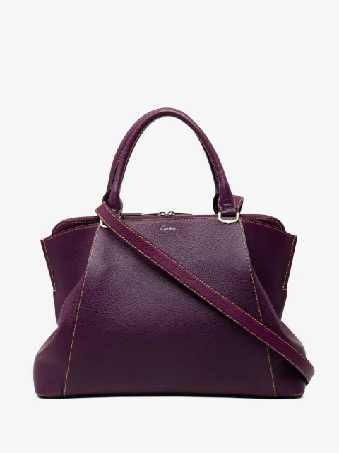 Cartier bolsa satchel C De Cartier pequeña de piel 2015