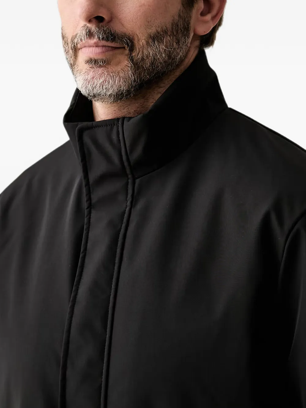 Armani Exchange Jack met hoge hals Zwart