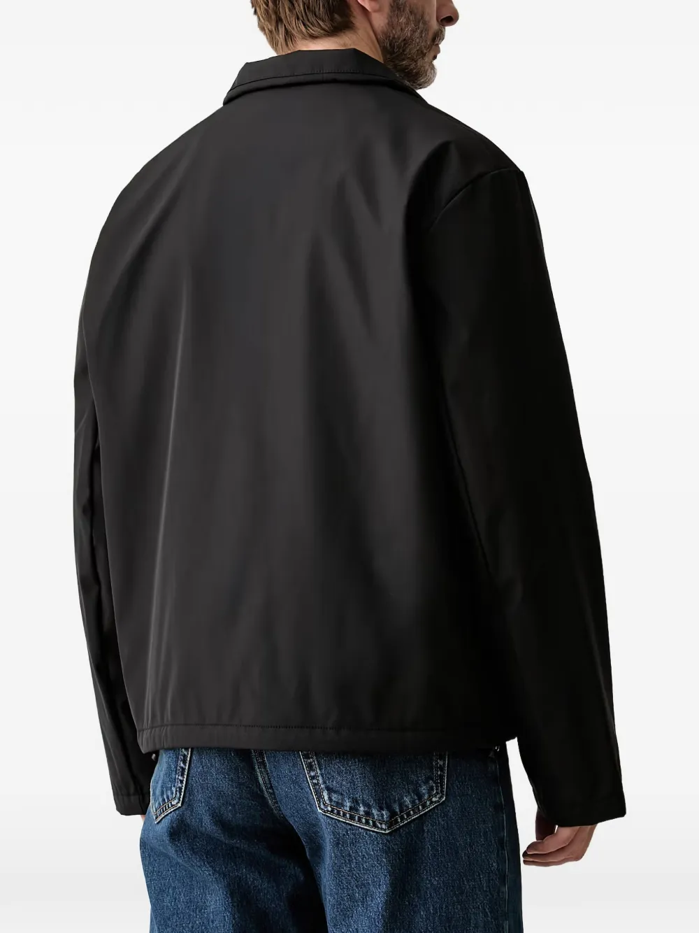 Armani Exchange Jack met hoge hals Zwart