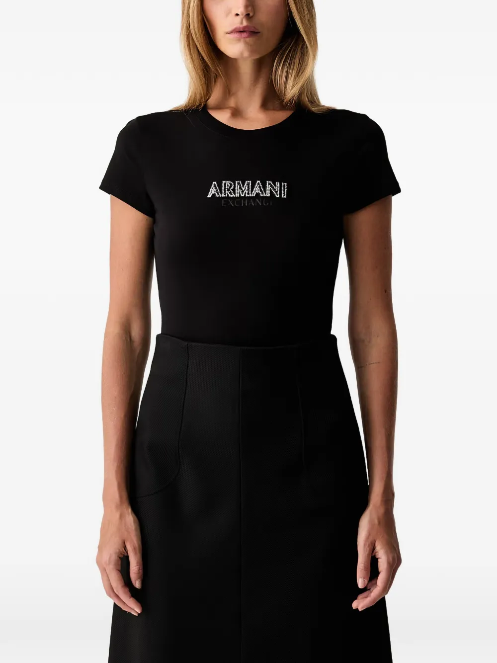 Armani Exchange cotton T-shirt - Nero