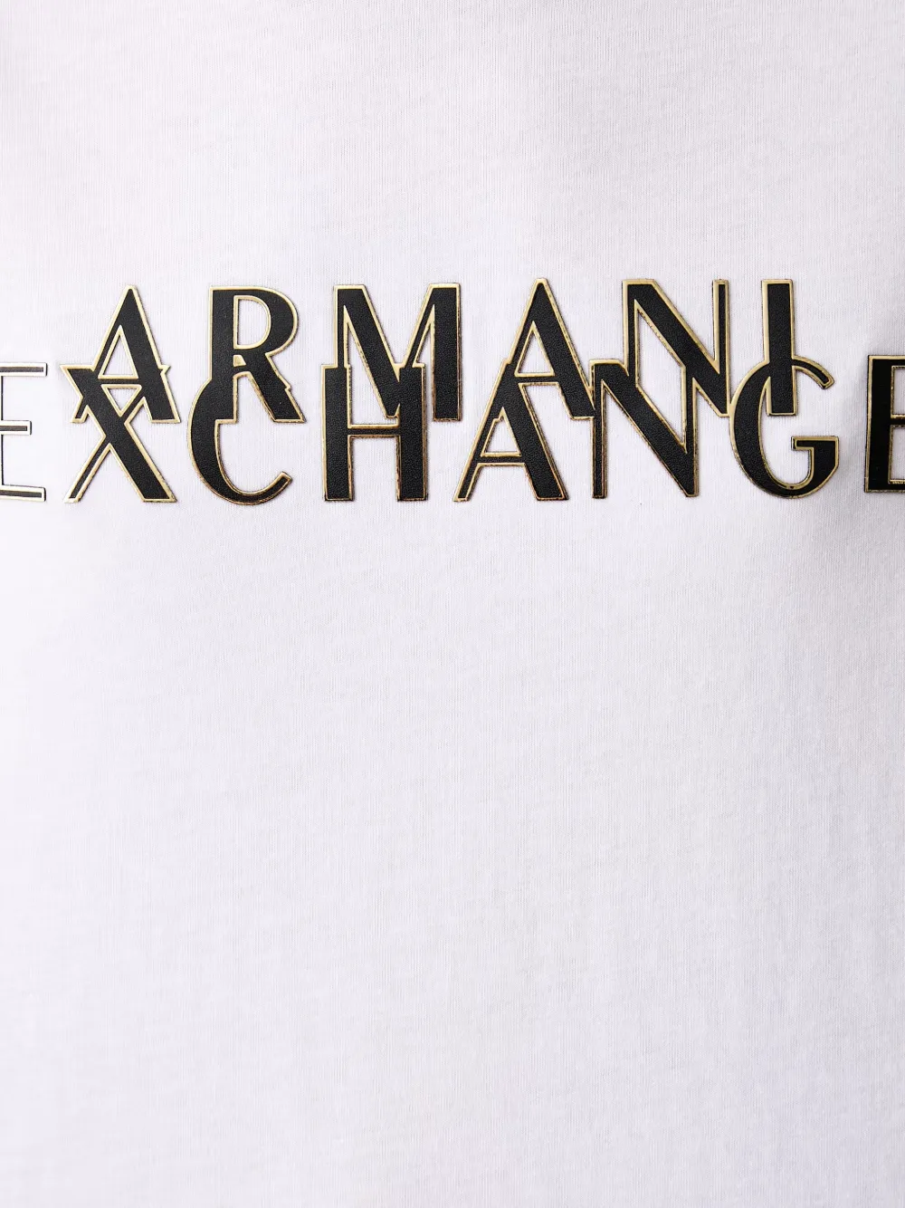 Armani Exchange T-shirt met logoprint Wit
