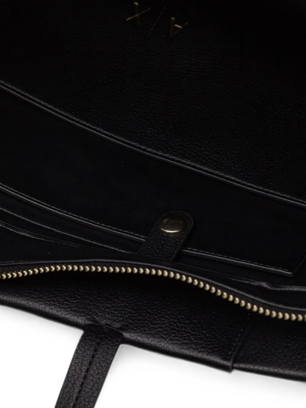 Armani Exchange Shopper met logo Zwart