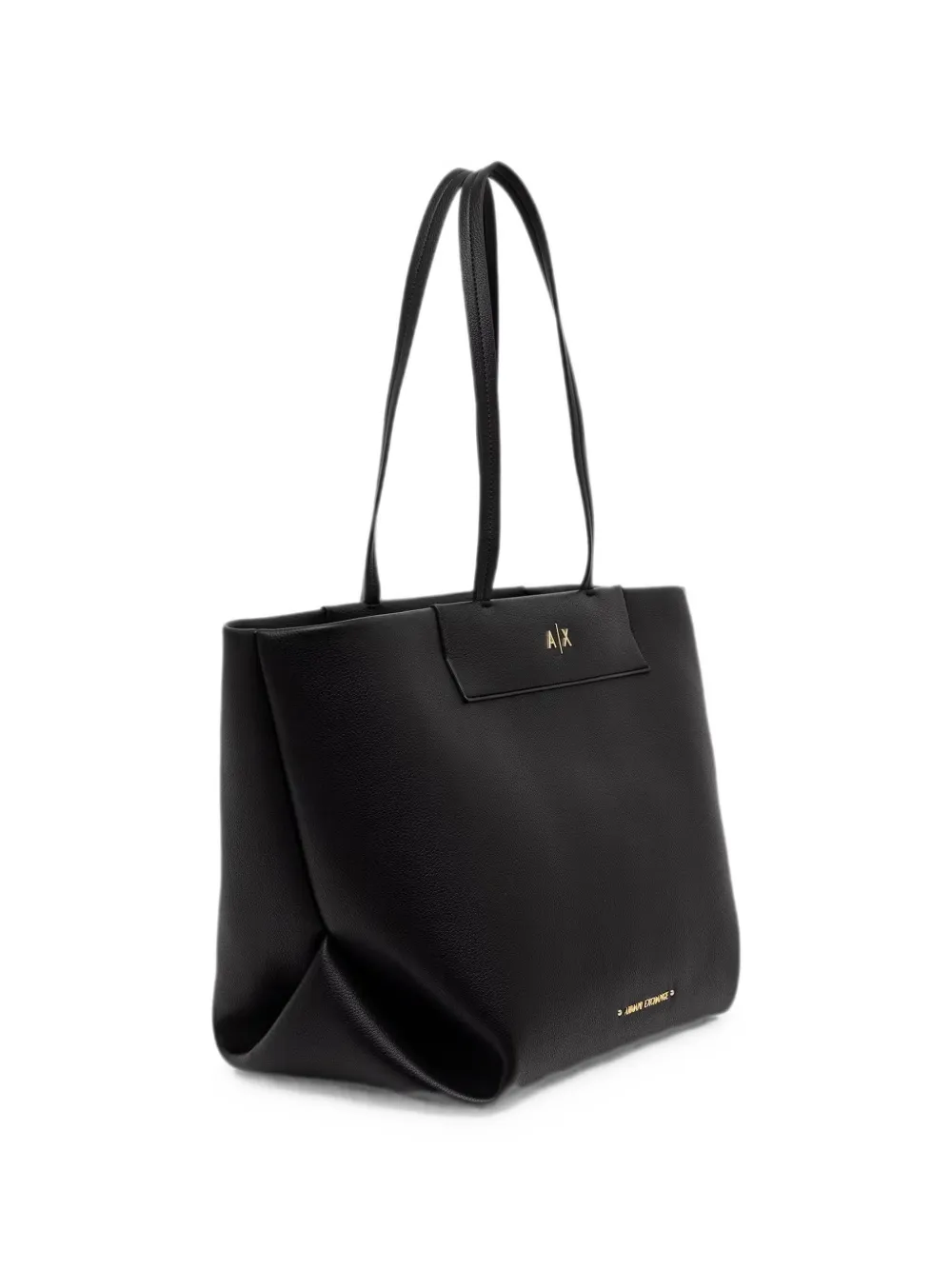 Armani Exchange Shopper met logo Zwart