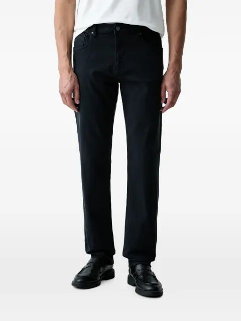 Armani Exchange logo-patch jeans