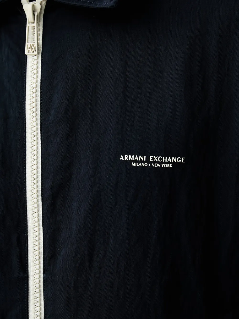 Armani Exchange Jack met logoprint Blauw