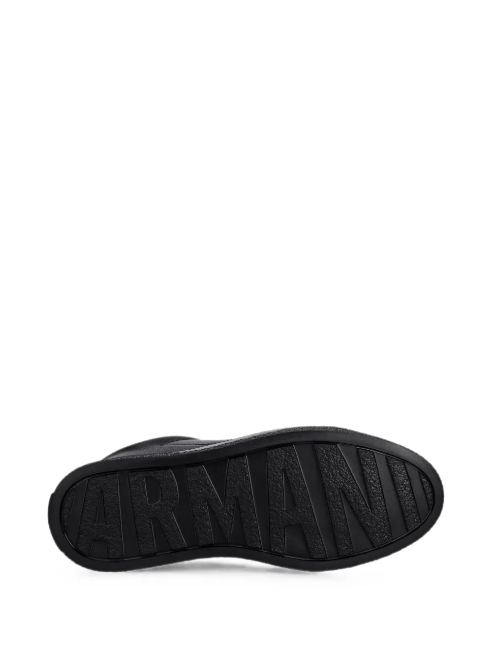 Armani Exchange logo-print lace-up sneakers Zwart