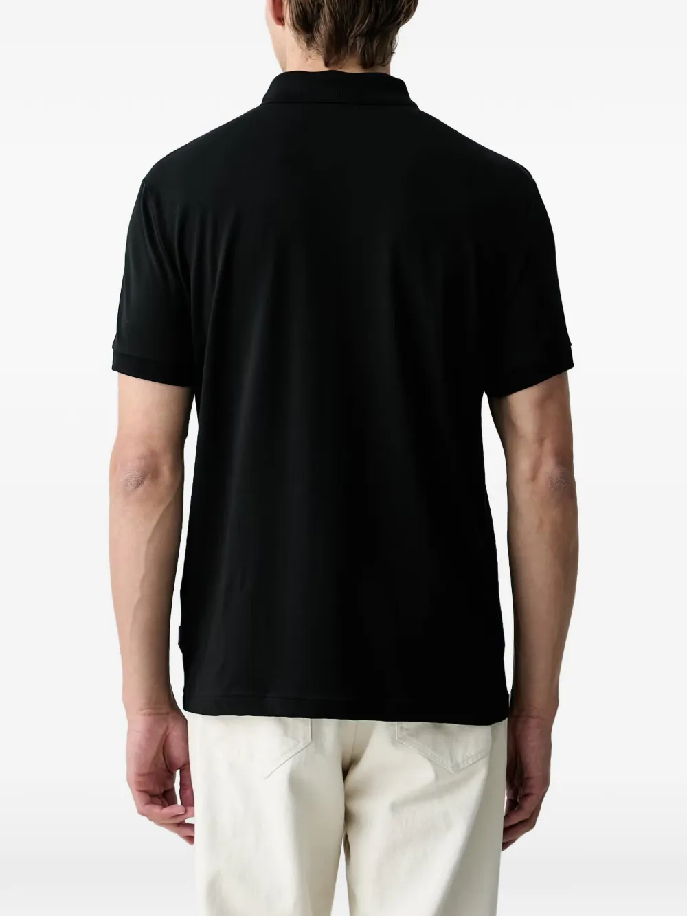 Armani Exchange Poloshirt met logoprint Zwart