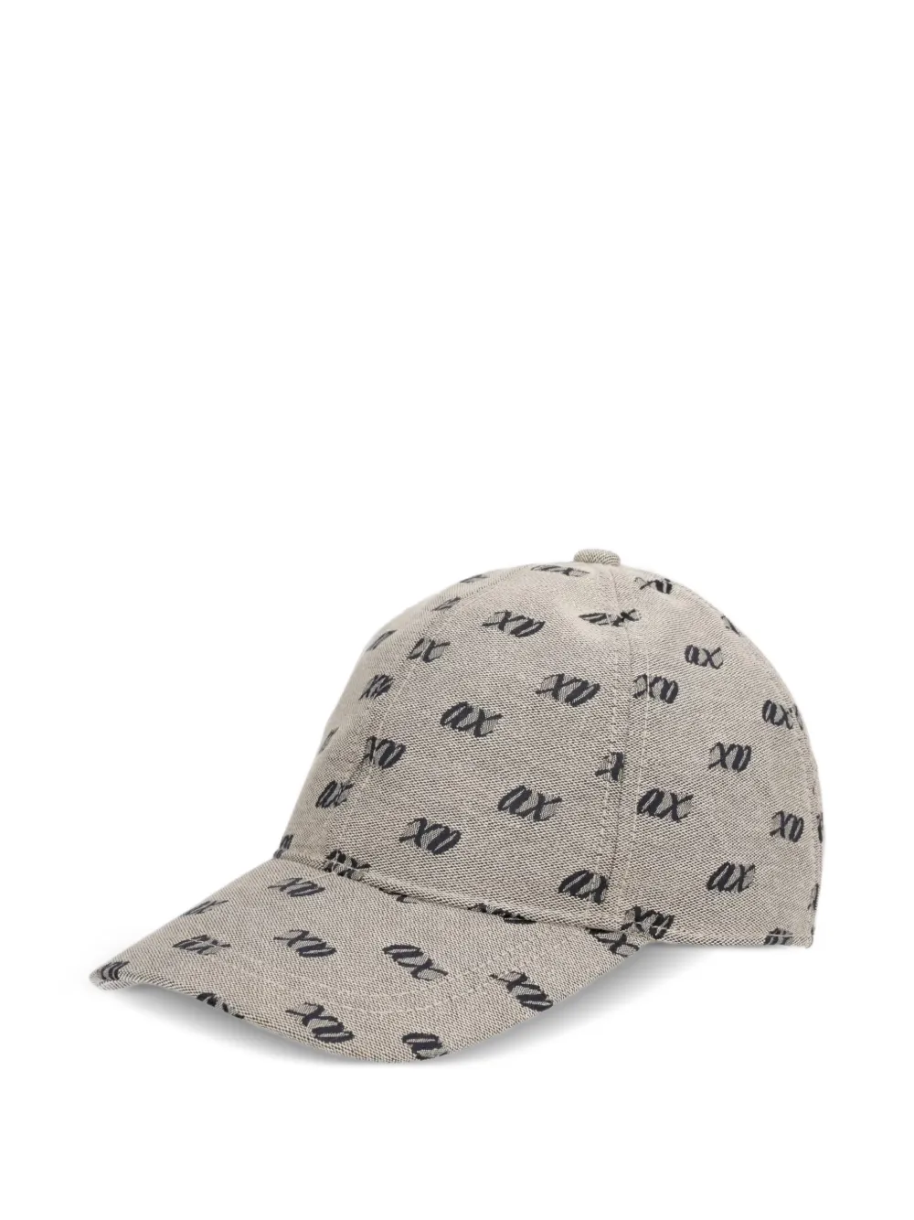 Armani Exchange logo-pattern baseball cap - Toni neutri