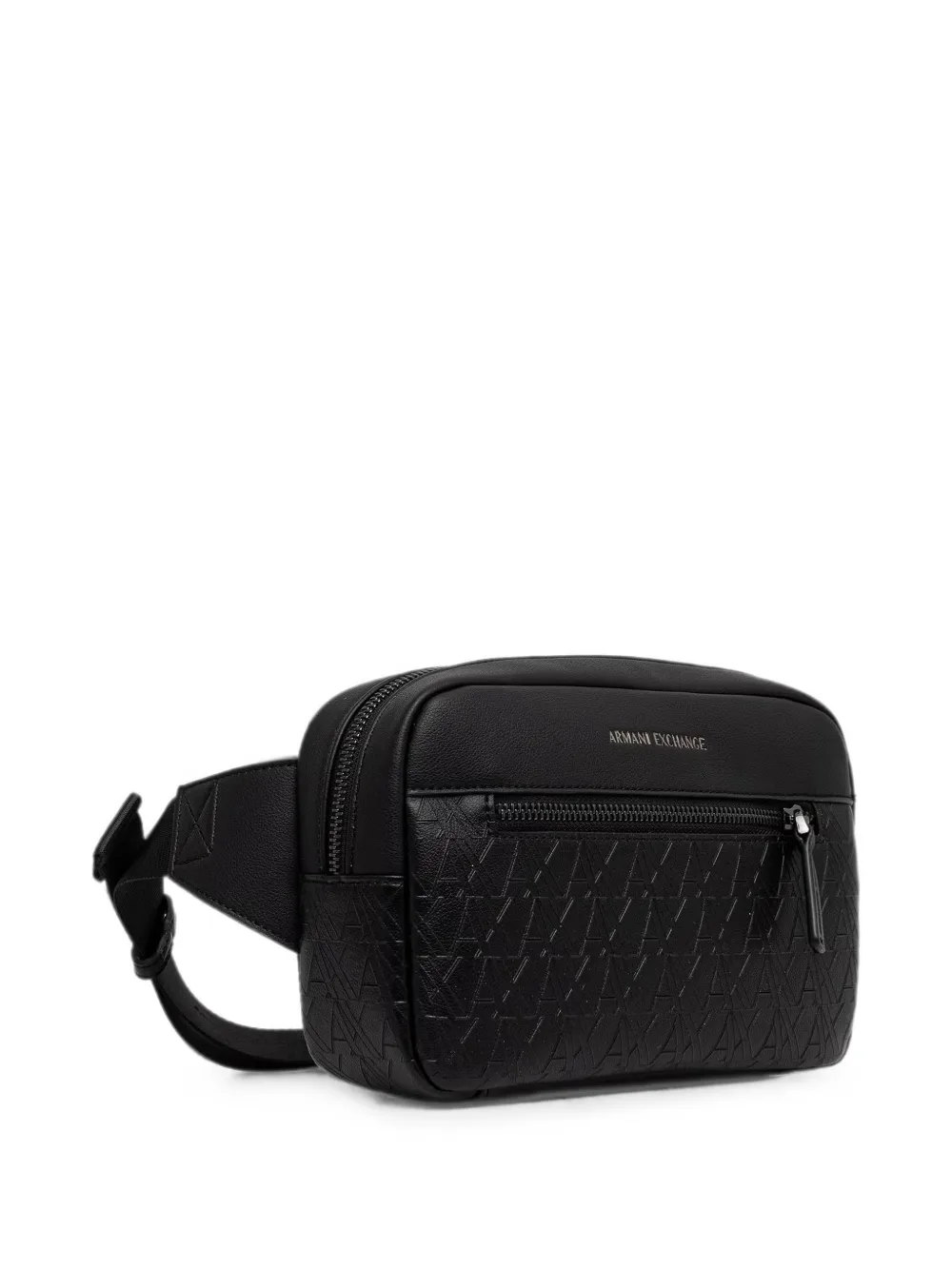 Armani Exchange Heuptas met logo-reliëf Zwart