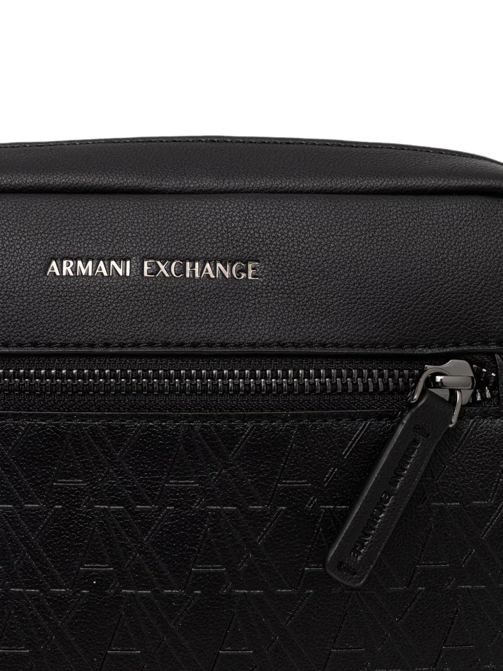 Armani Exchange Heuptas met logo-reliëf Zwart