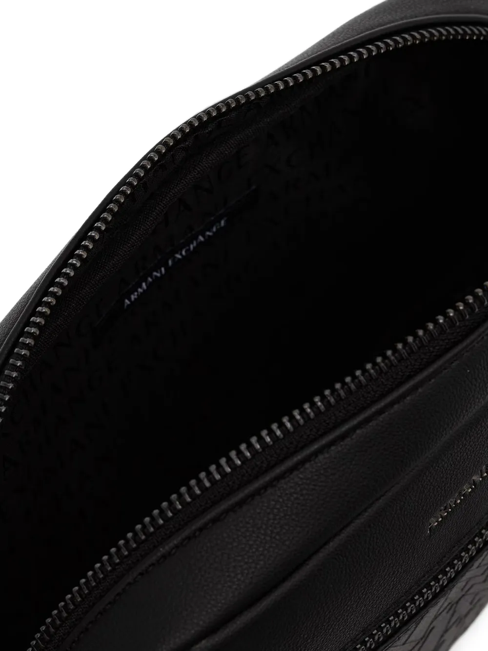 Armani Exchange Heuptas met logo-reliëf Zwart