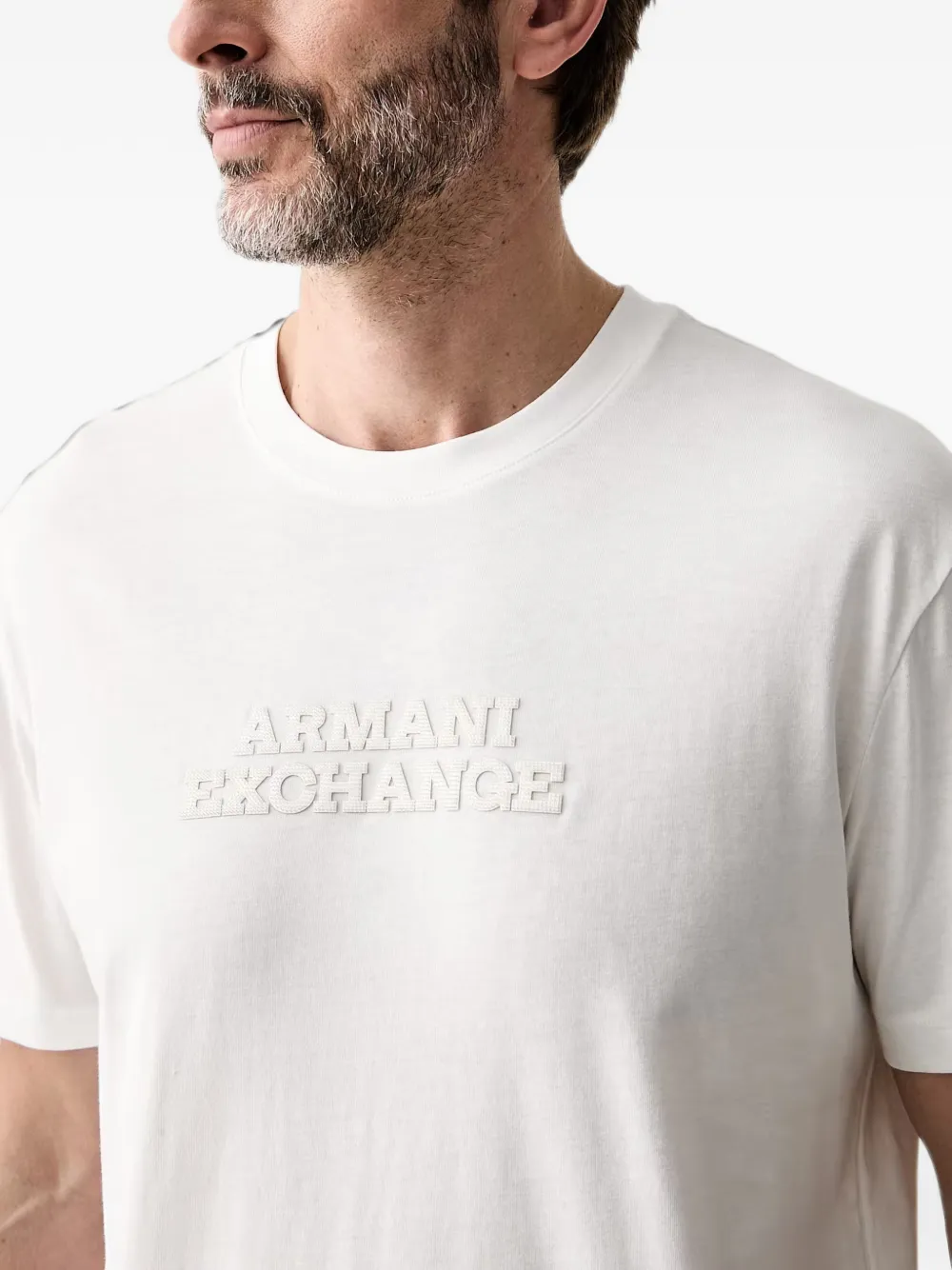 Armani Exchange Katoenen T-shirt Wit