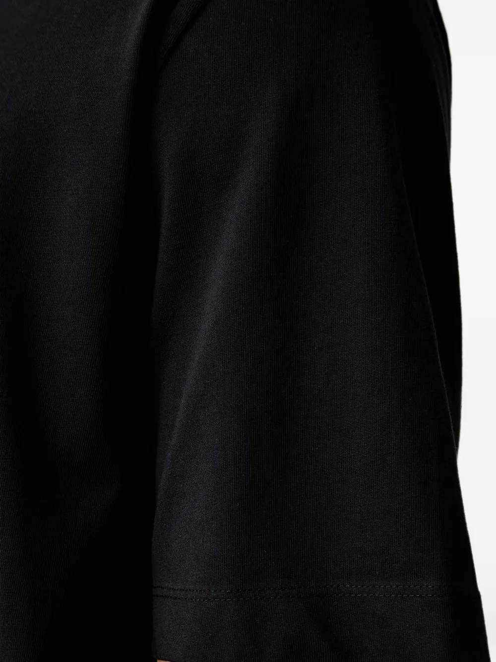 Armani Exchange Katoenen T-shirt met logoprint Zwart