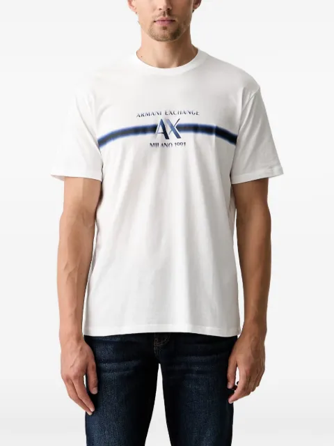 Armani Exchange logo-print cotton T-shirt