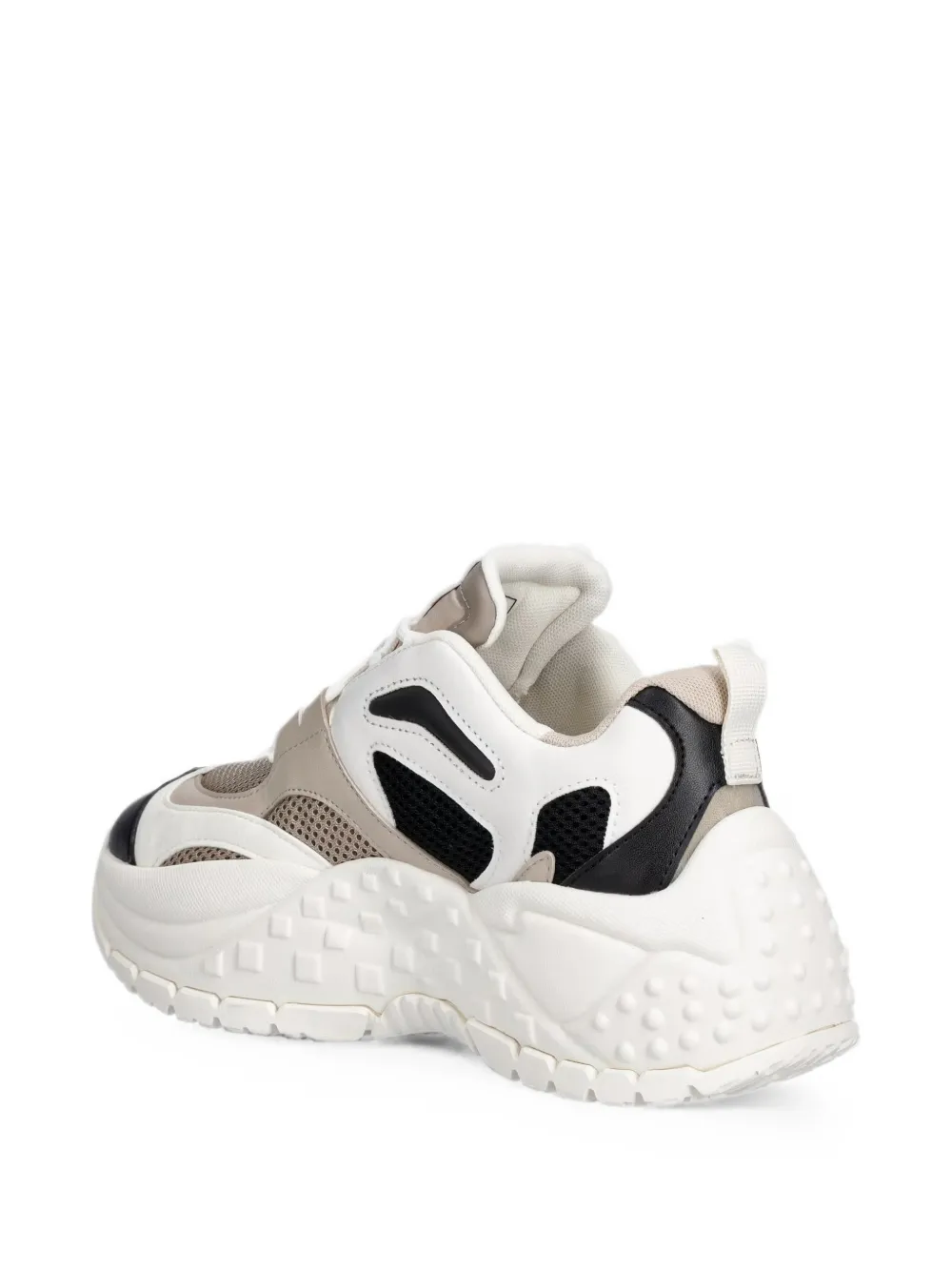 Armani Exchange logo-detail panelled sneakers Wit