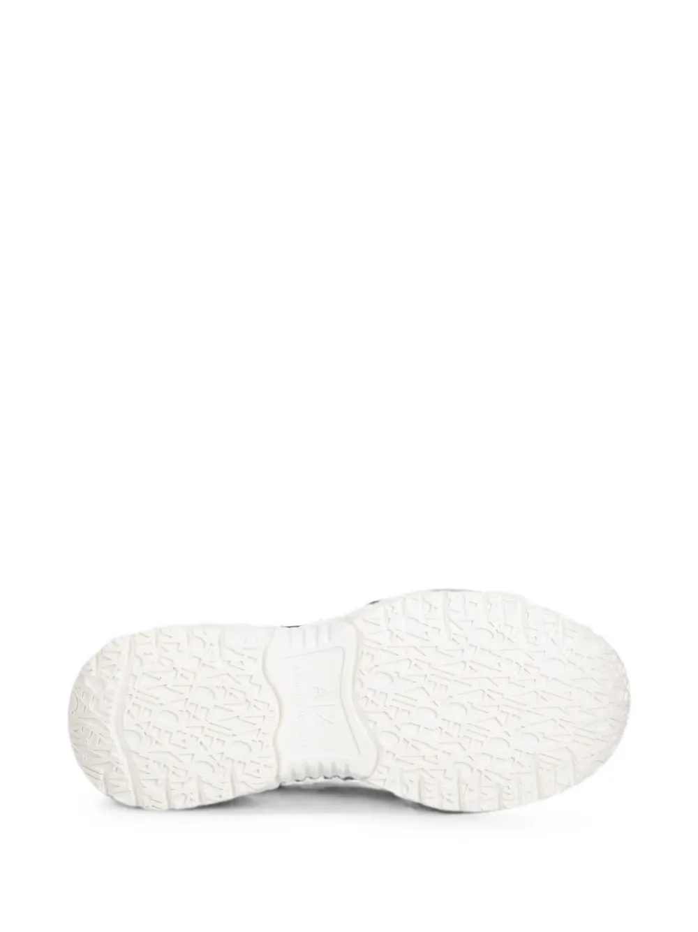 Armani Exchange logo-detail panelled sneakers Wit