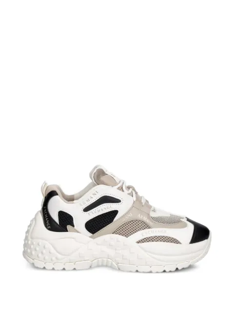 Armani Exchange logo-detail panelled sneakers
