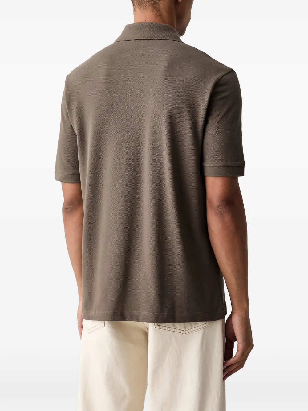 Armani Exchange Poloshirt met logo Bruin
