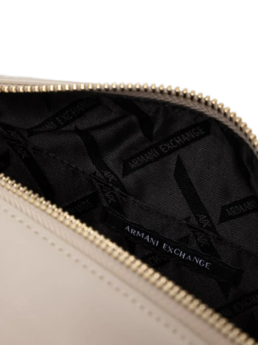 Armani Exchange Schoudertas met logo Beige