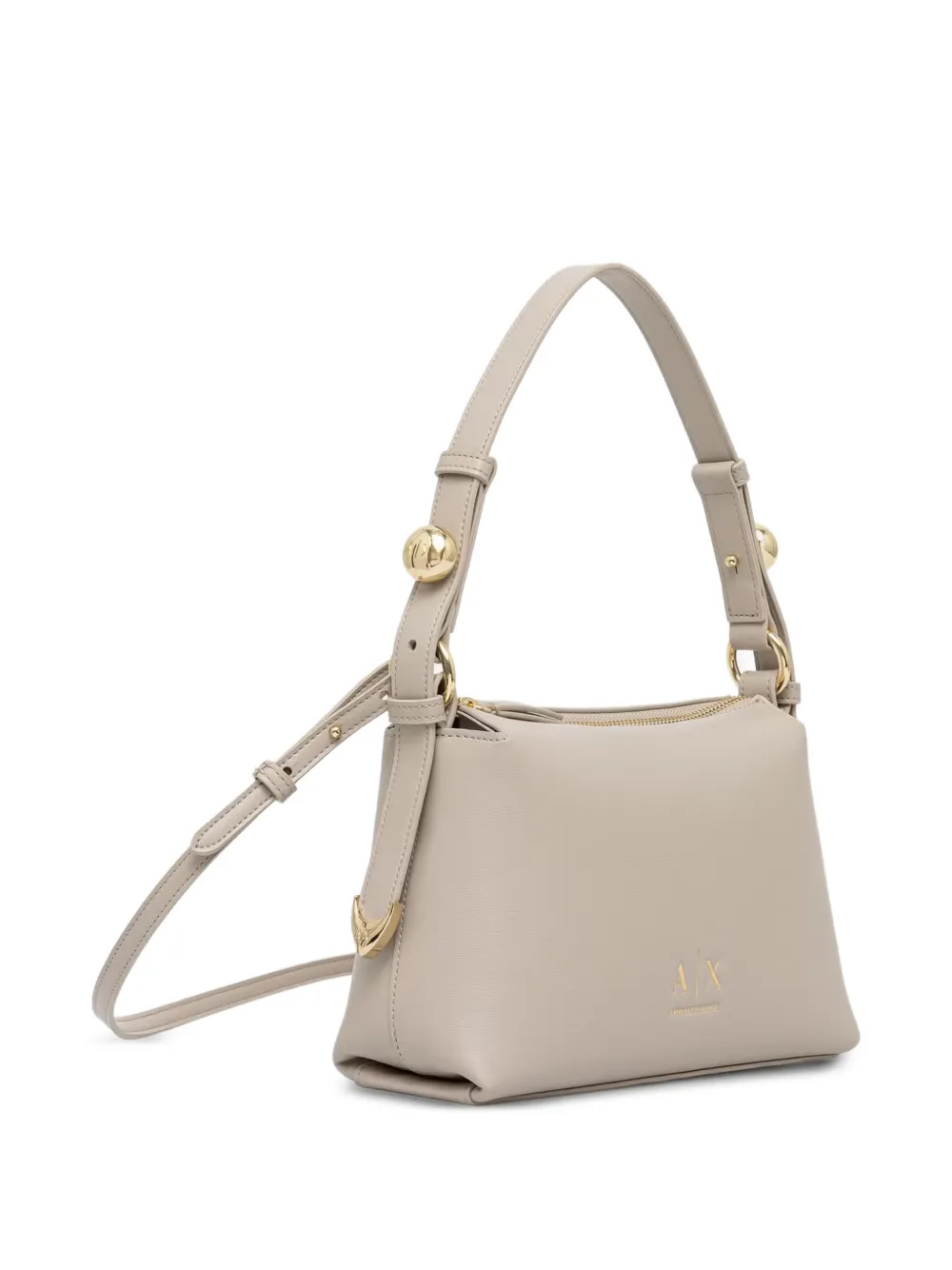 Armani Exchange Schoudertas met logo Beige
