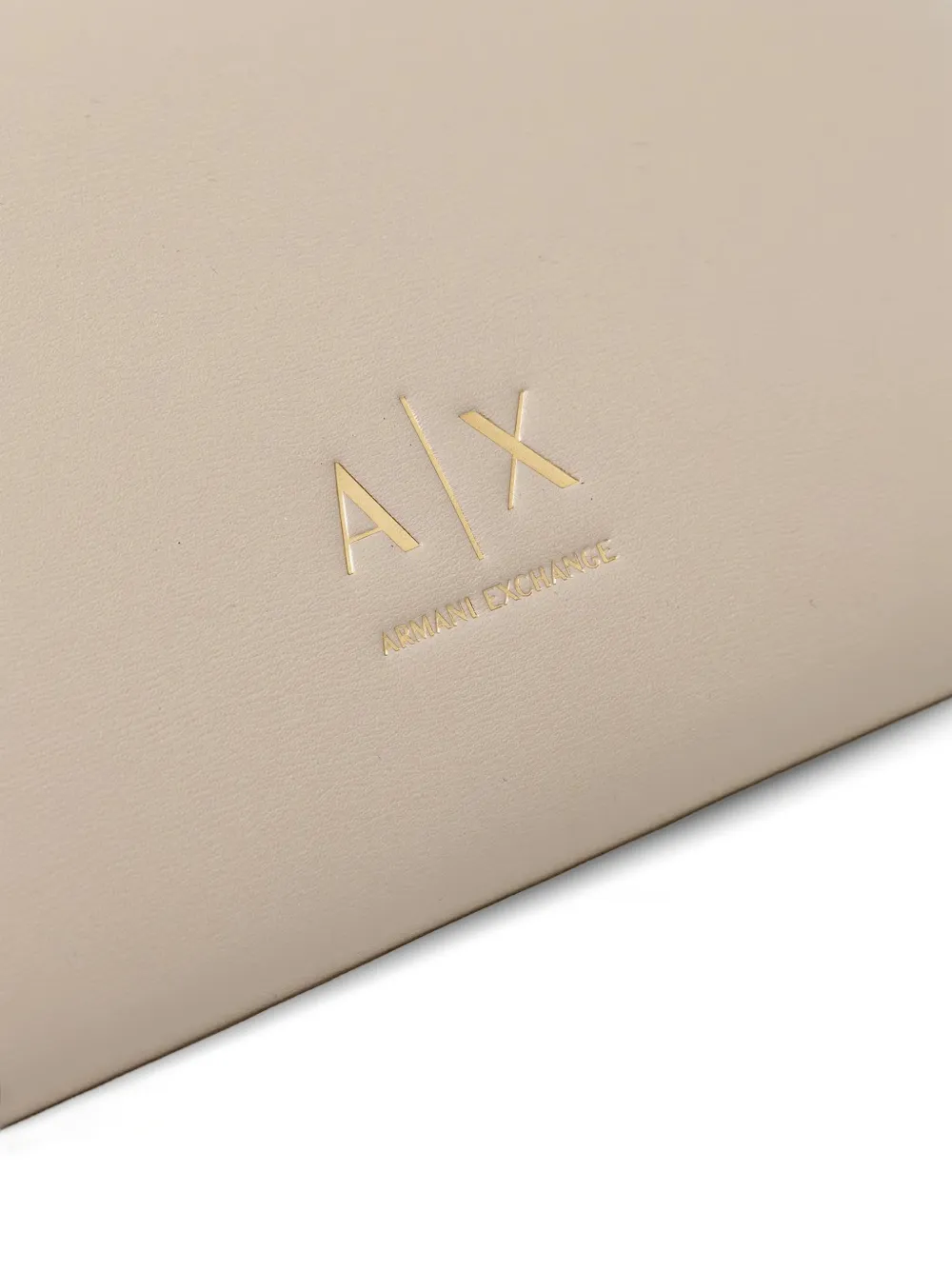 Armani Exchange Schoudertas met logo Beige