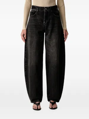 Armani Exchange Textured Jeans | Black | FARFETCH