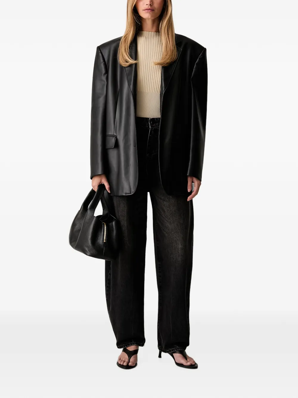 Armani Exchange Jeans met vervaagd effect Zwart