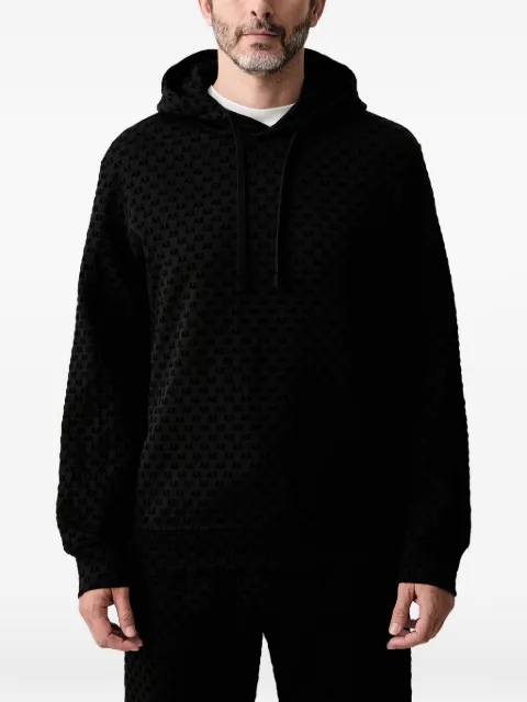 Armani Exchange hoodie con cordones y logo estampado