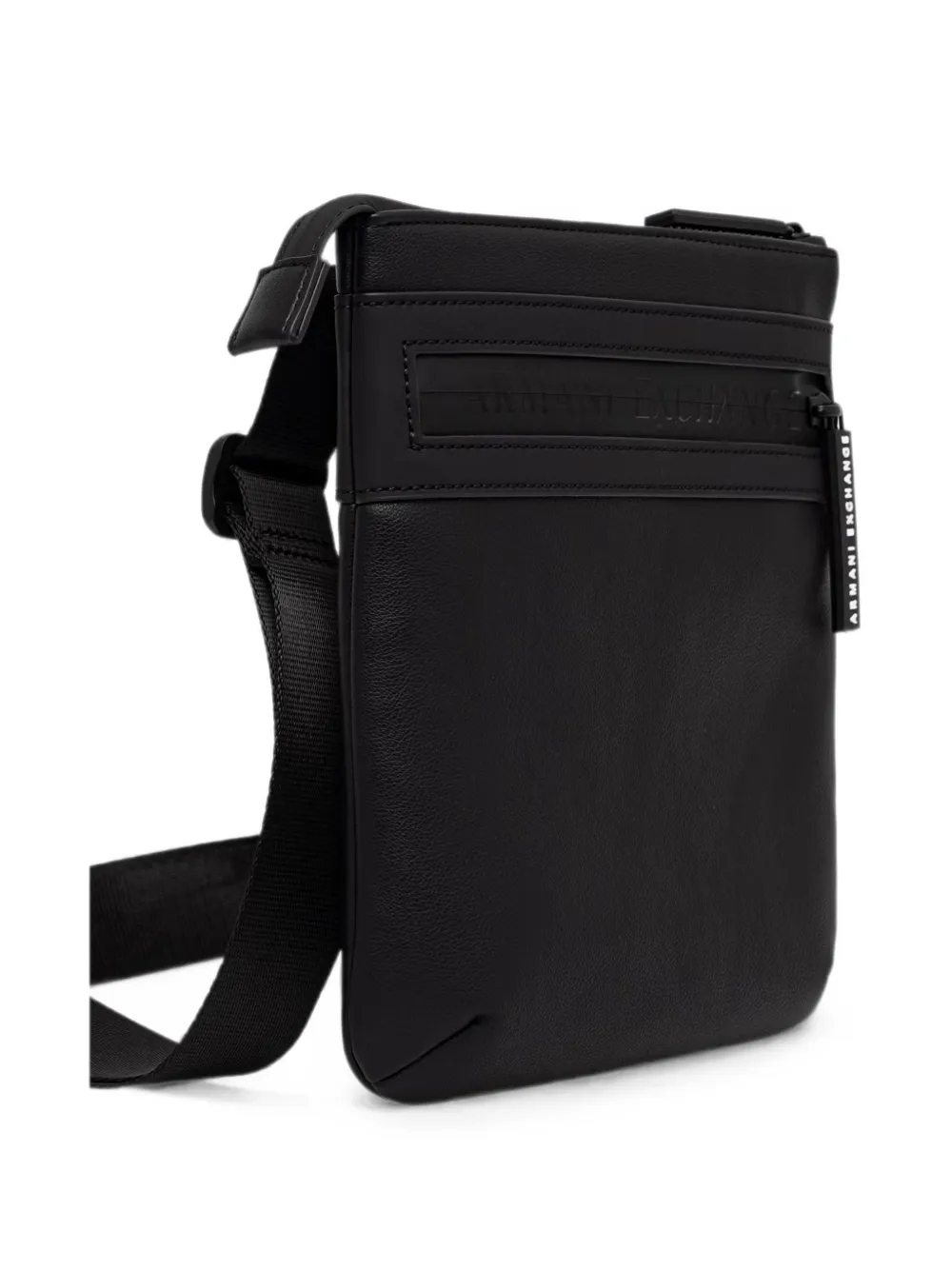 Armani Exchange Heuptas met logo-reliëf Zwart