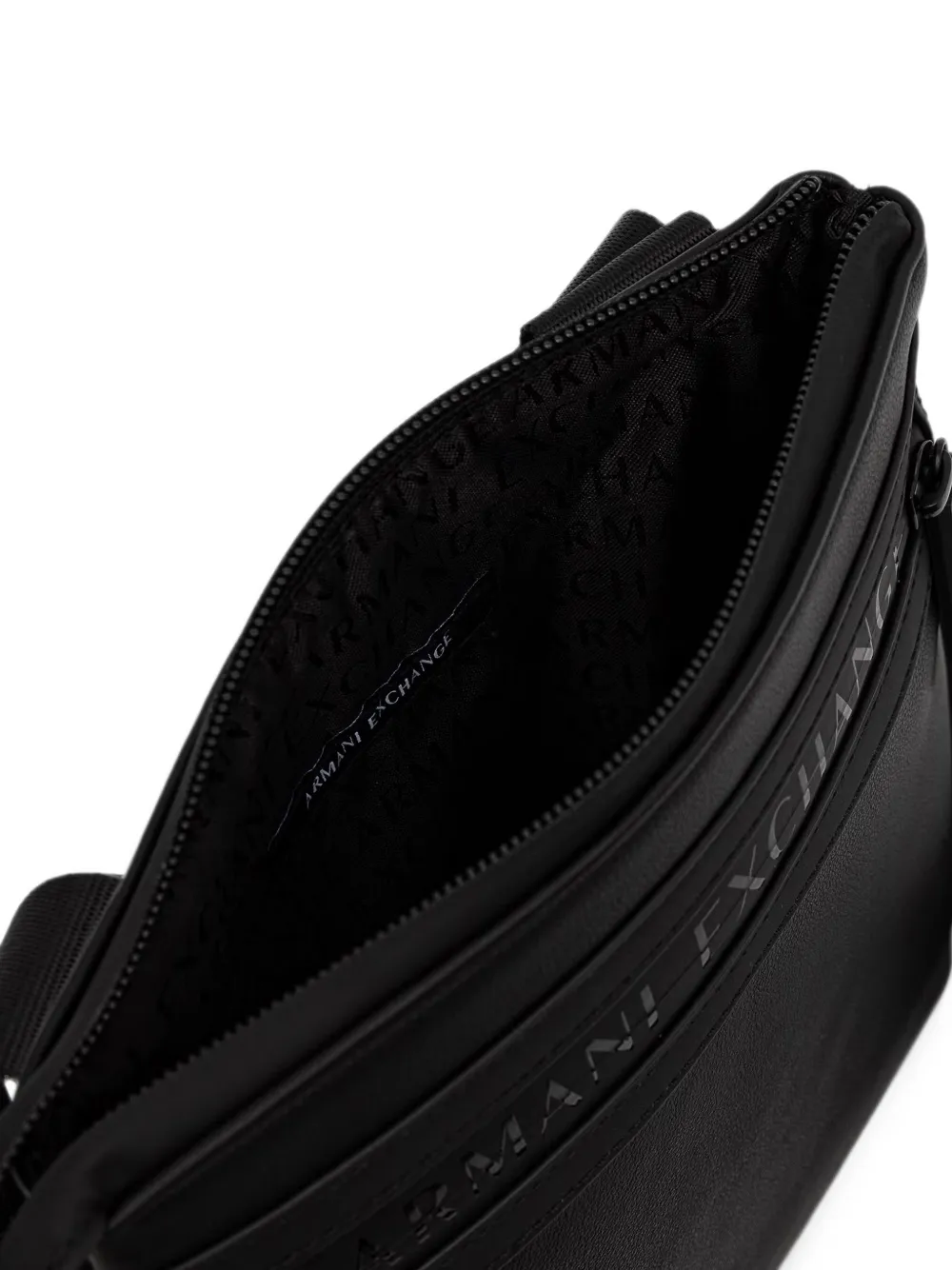 Armani Exchange Heuptas met logo-reliëf Zwart