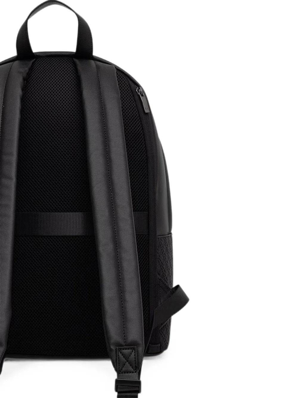 Armani Exchange Rugzak met logo-reliëf Zwart