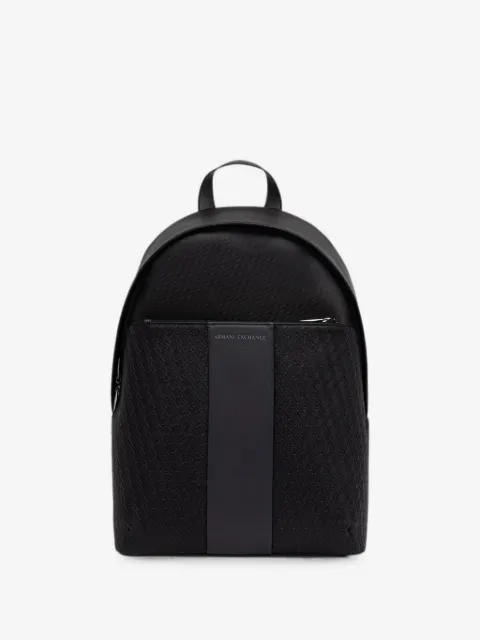 Armani Exchange logo-embossed backpack