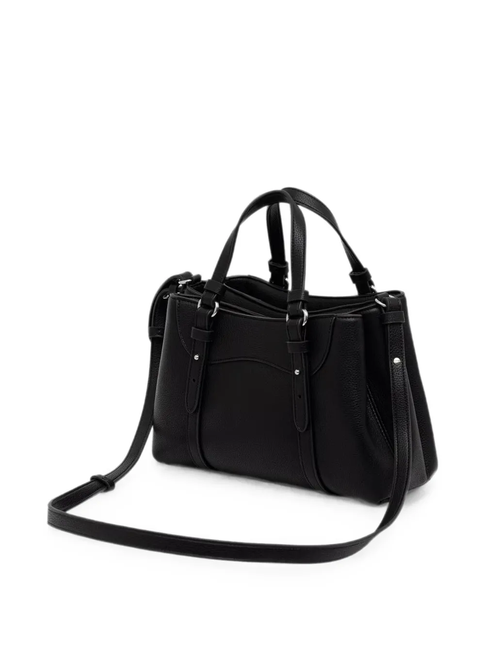 Armani Exchange Shopper met logoplakkaat Zwart